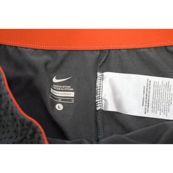 Nike Leggings Athletic Clemson‎ Tigers Performance Gray Pants Womens Sz Large - Picture 6 of 9